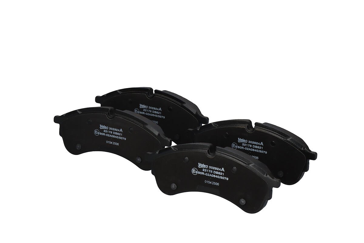 Jeu de 4 plaquettes de frein VALEO ref. 302924A